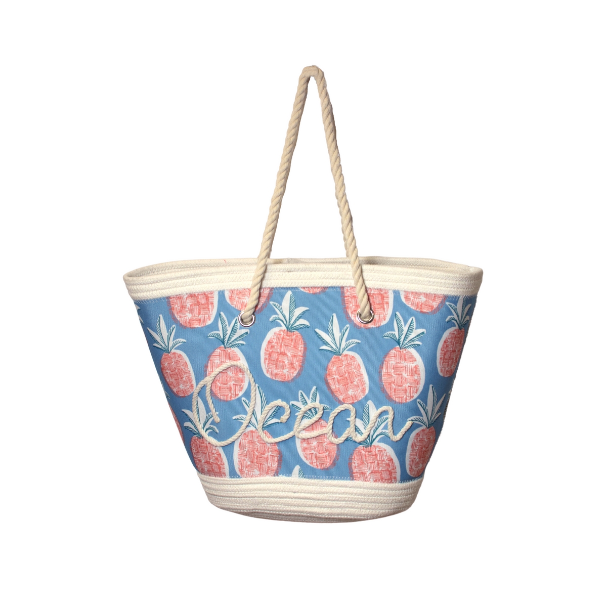 LARGE BEACH TOTE BAGS | FLOWERS