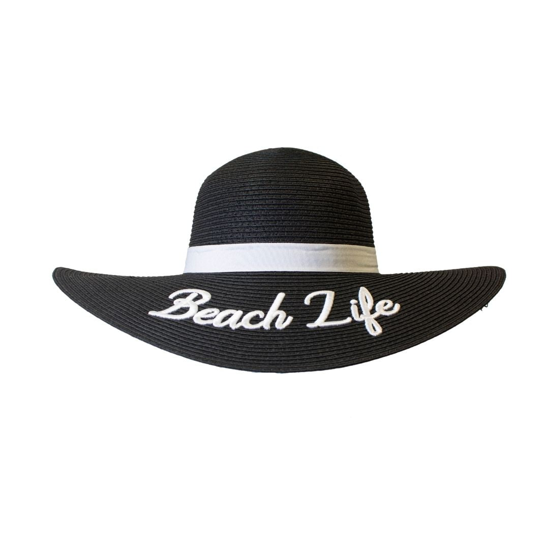 WOMEN HAT |  EMBROIDERED / BEACH LIFE