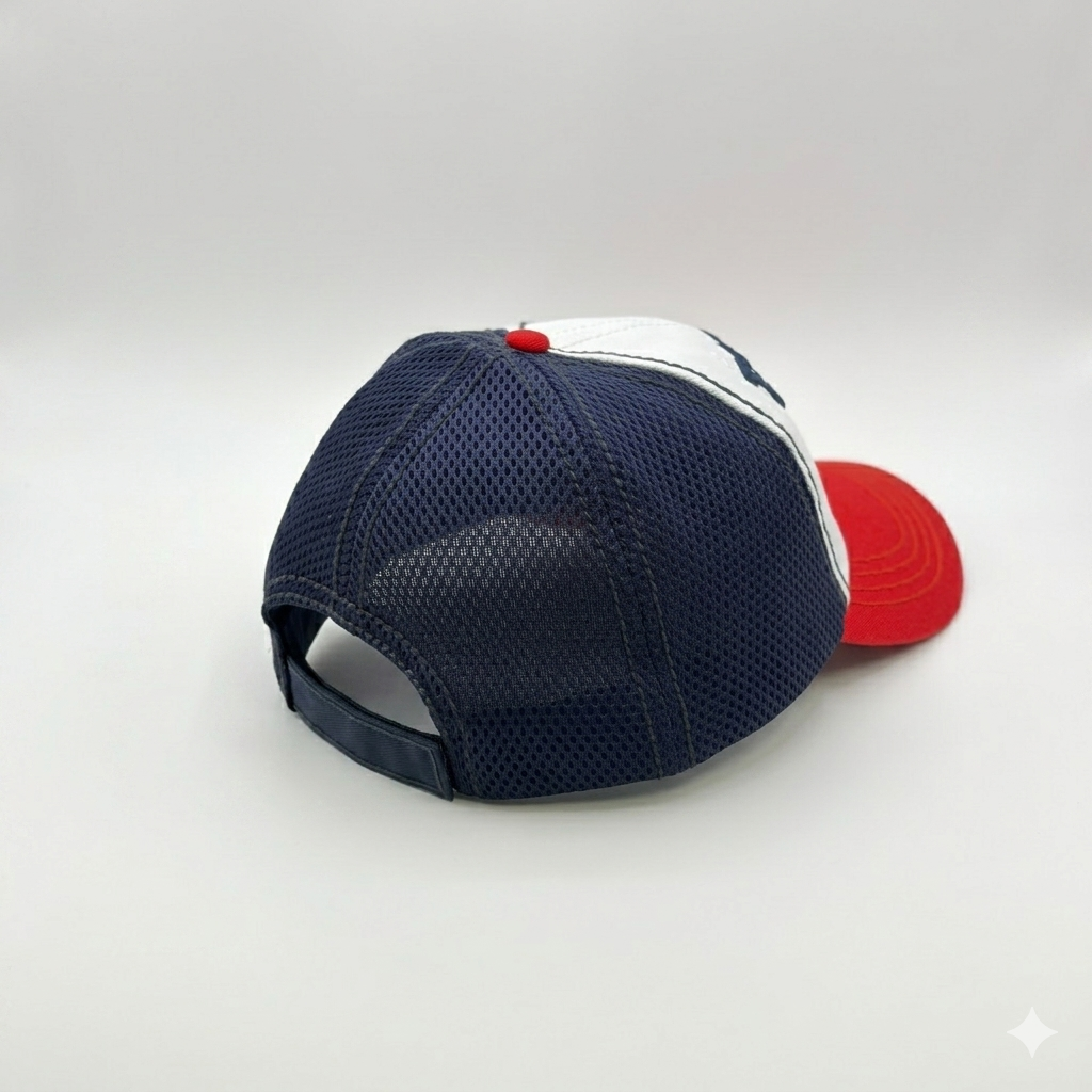WHITE/RED USA 250th Anniversary Trucker Hat – Premium 3D Embroidery