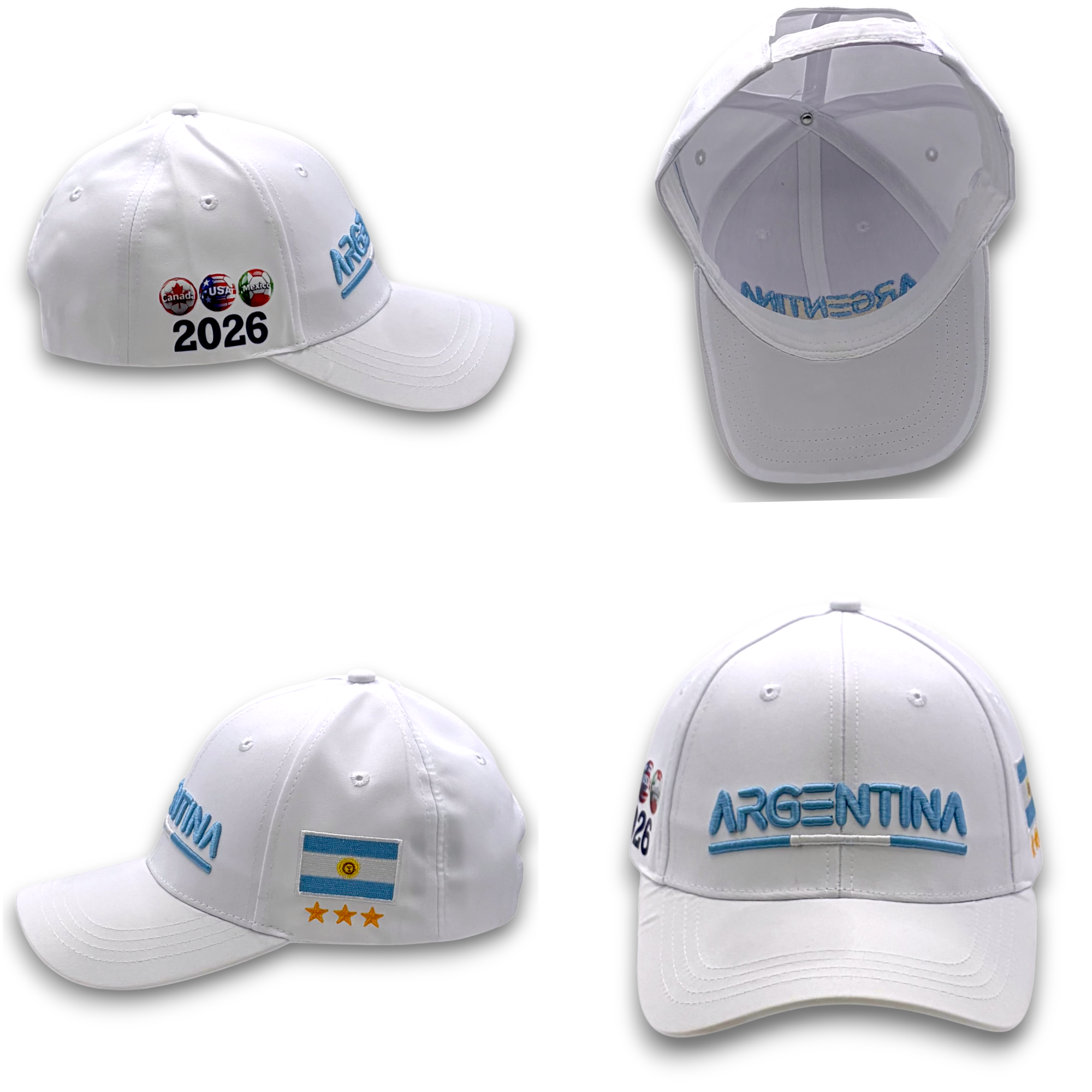 ARGENTINA 2026 FIFA World Cup Hat – Premium 3D Embroidery