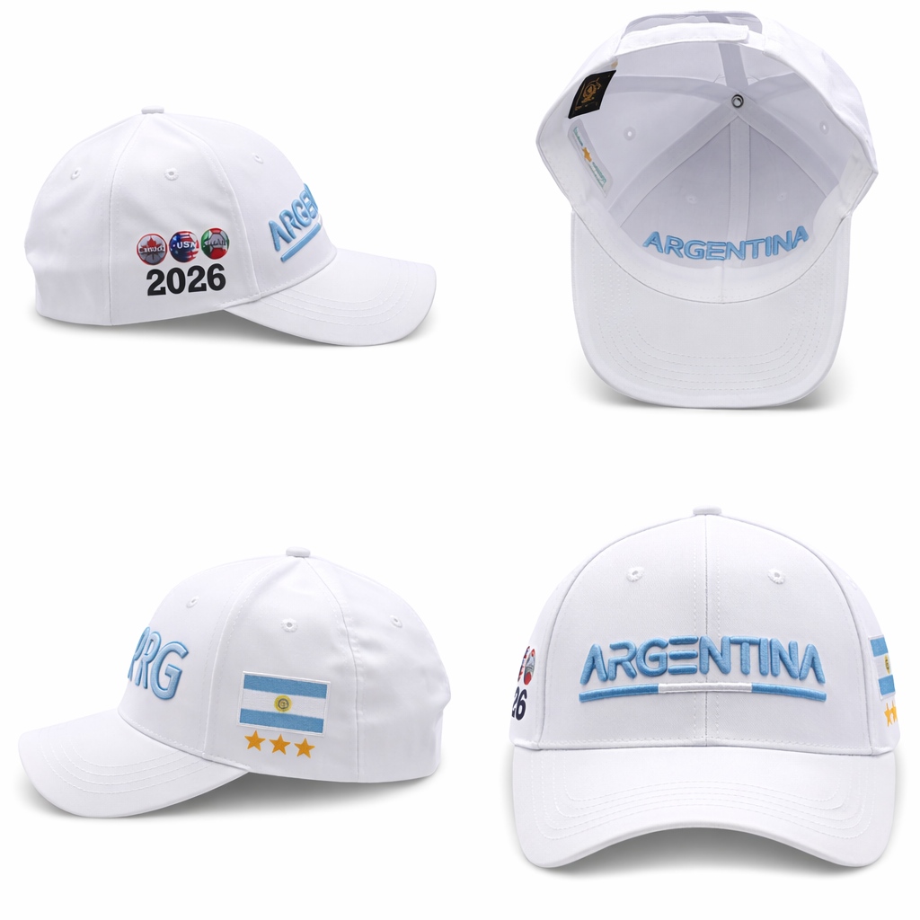 ARGENTINA 2026 World Cup Hat – Premium 3D Embroidery