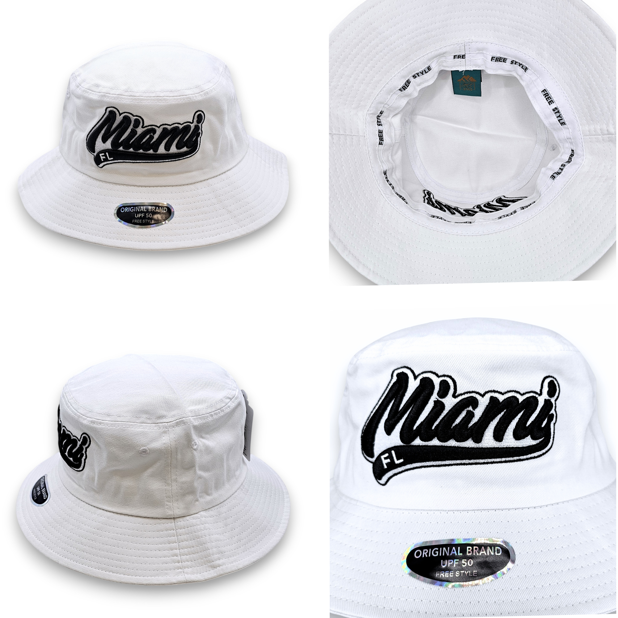 Miami Bucket Hat | UPF 50 Sun Protection | 100% Cotton
