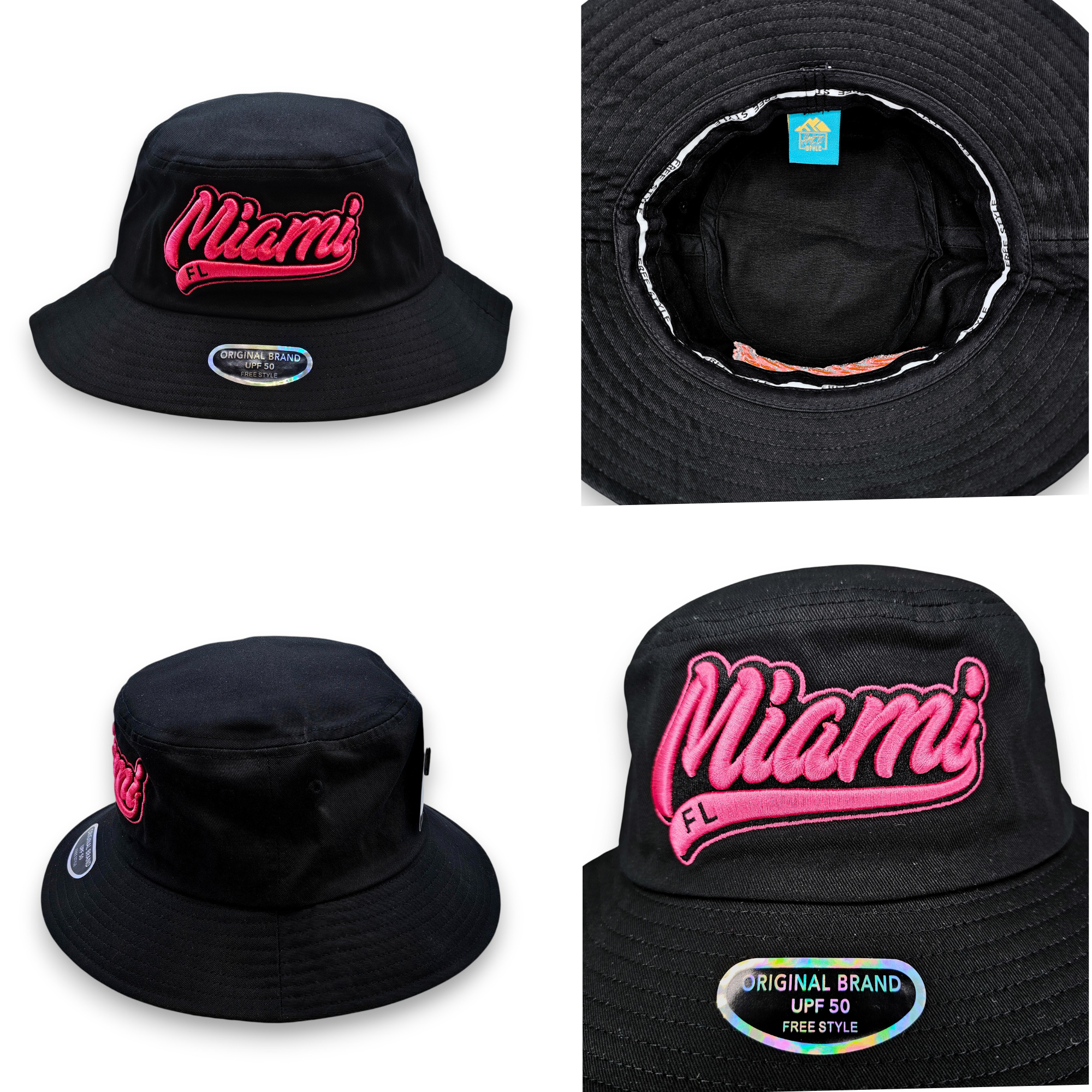 Miami Bucket Hat | UPF 50 Sun Protection | 100% Cotton