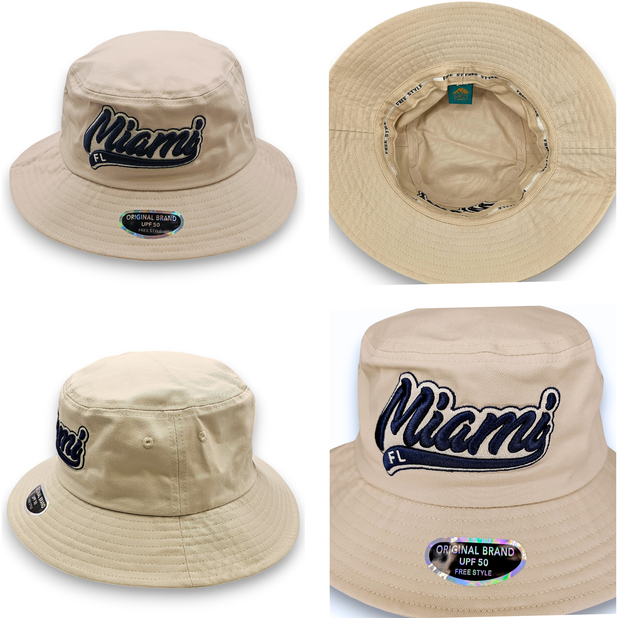 Miami Bucket Hat | UPF 50 Sun Protection | 100% Cotton
