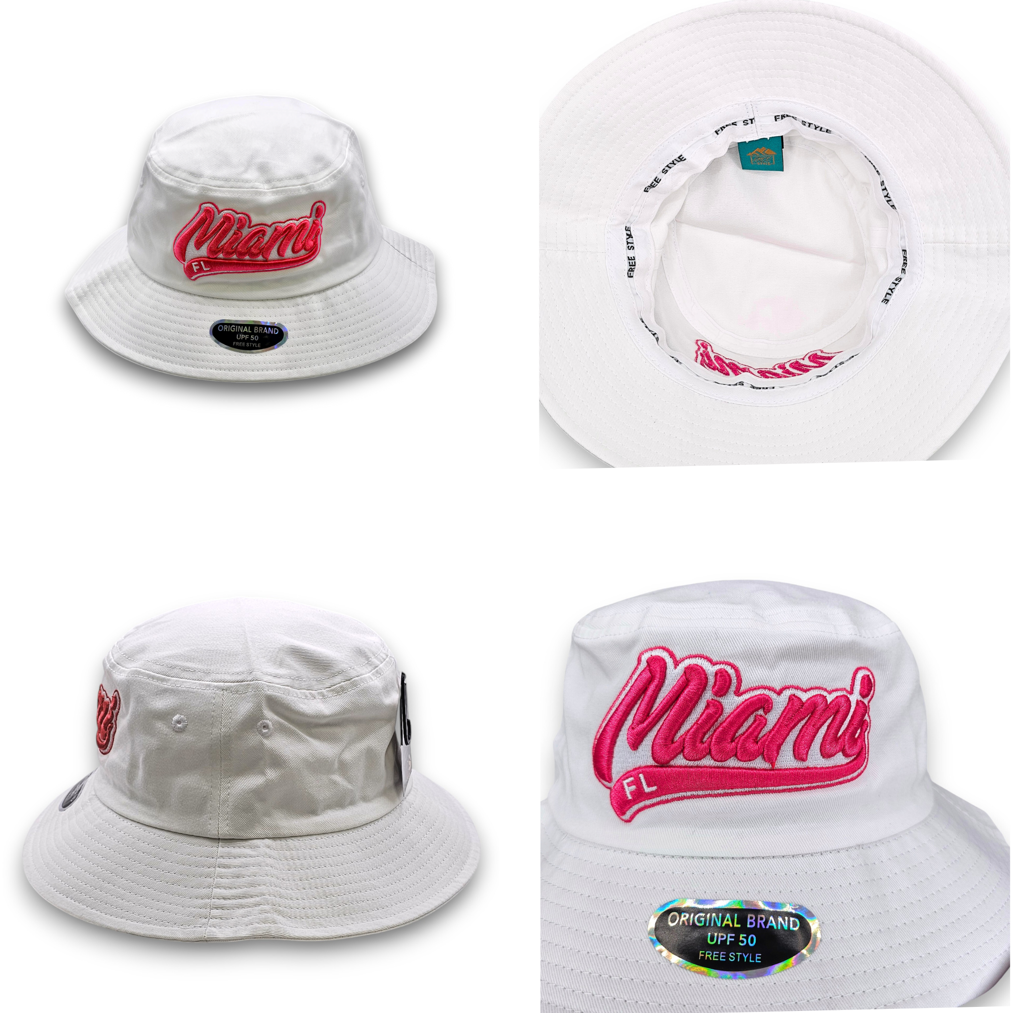 Miami Bucket Hat | UPF 50 Sun Protection | 100% Cotton