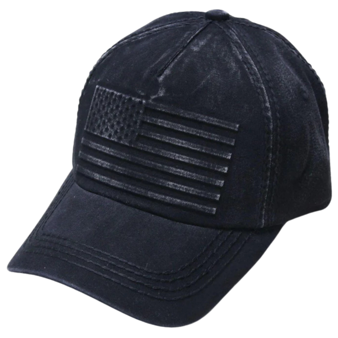 USA Embossed Caps