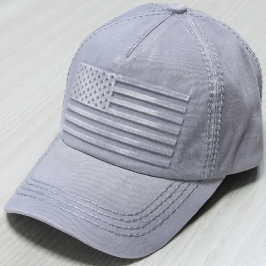 USA Embossed Caps