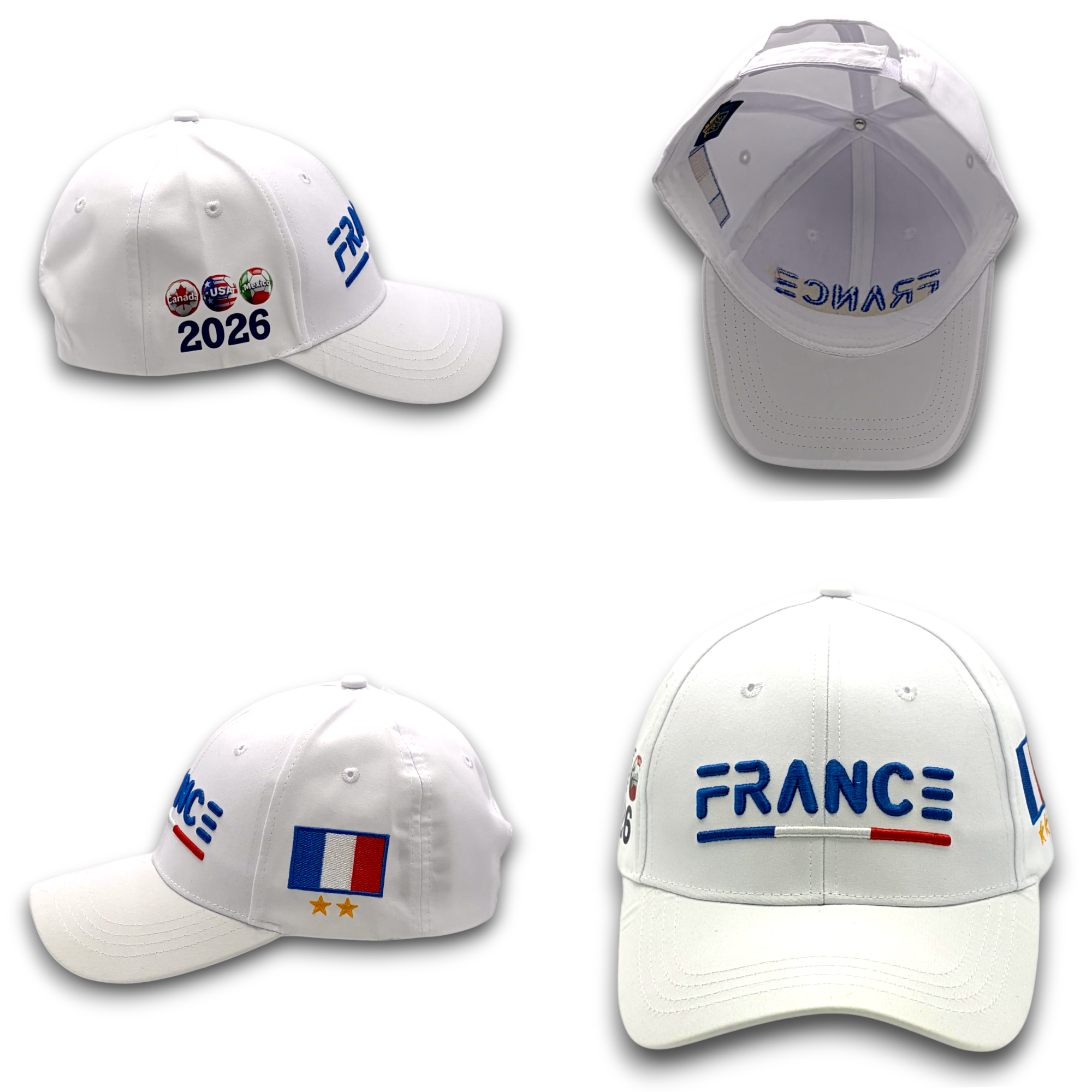 FRANCE 2026 World Cup Hat – Premium 3D Embroidery