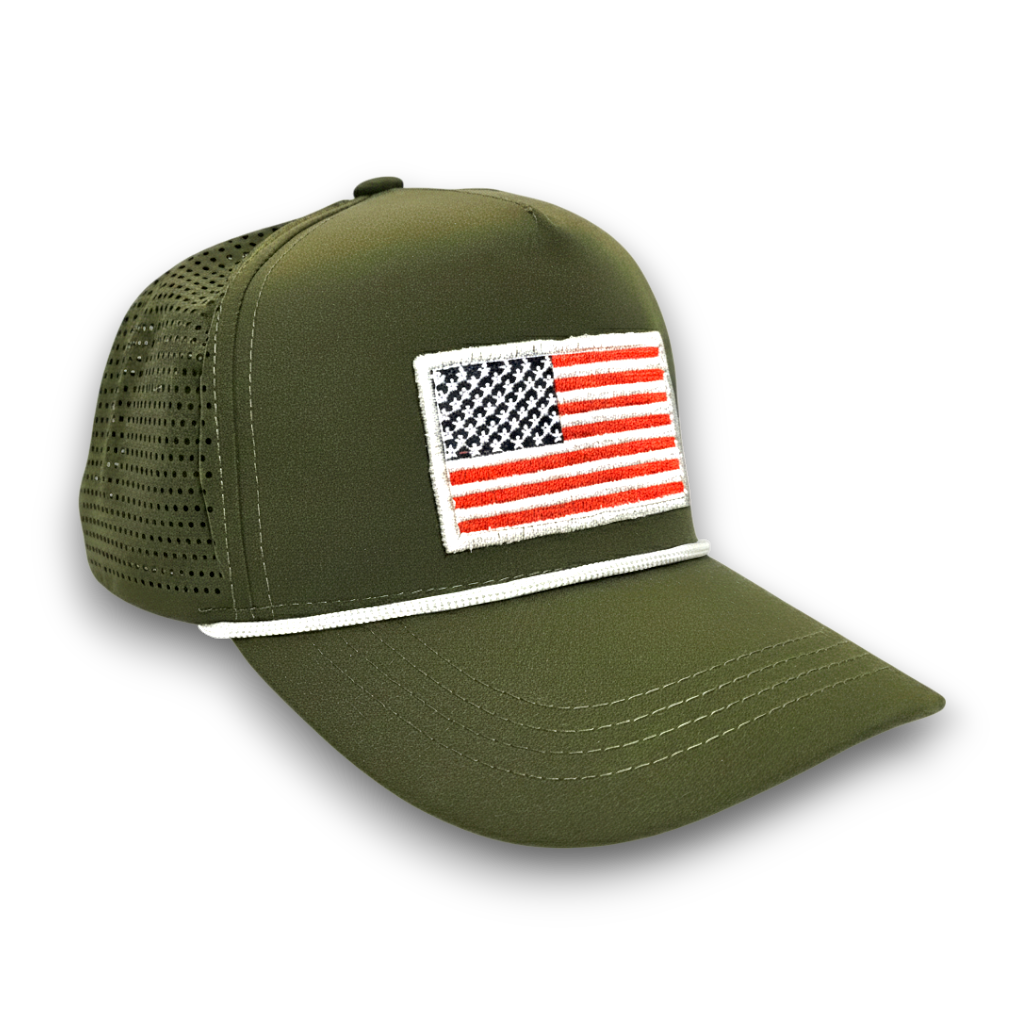 American Flag Mesh Cap - A-Frame