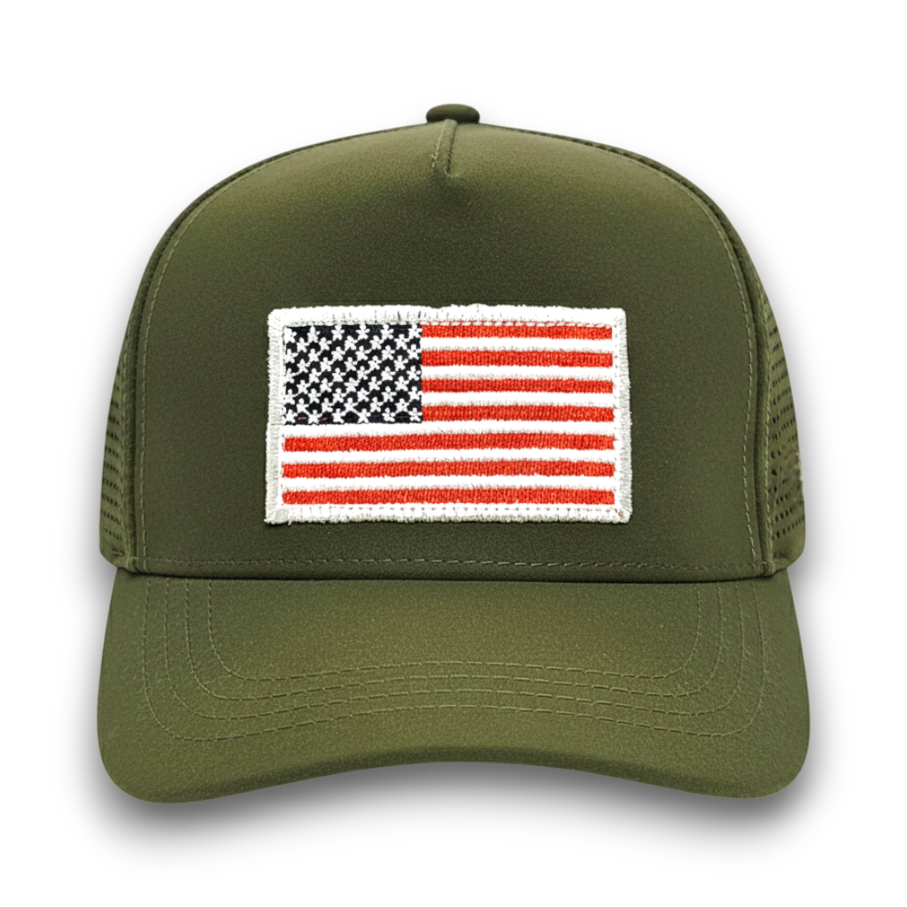 USA Mesh Cap Curve-Bill