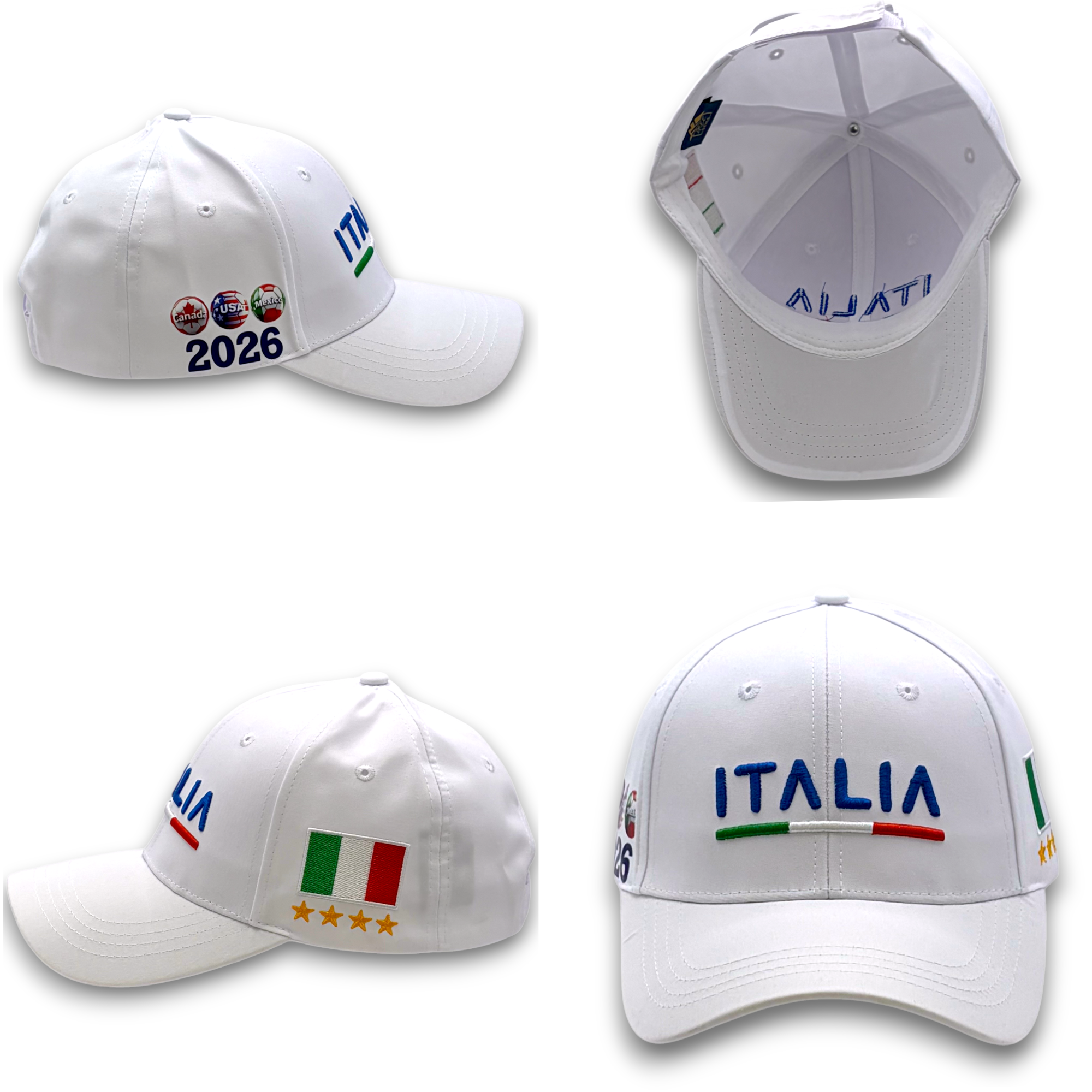 ITALY 2026 FIFA World Cup Hat – Premium 3D Embroidery