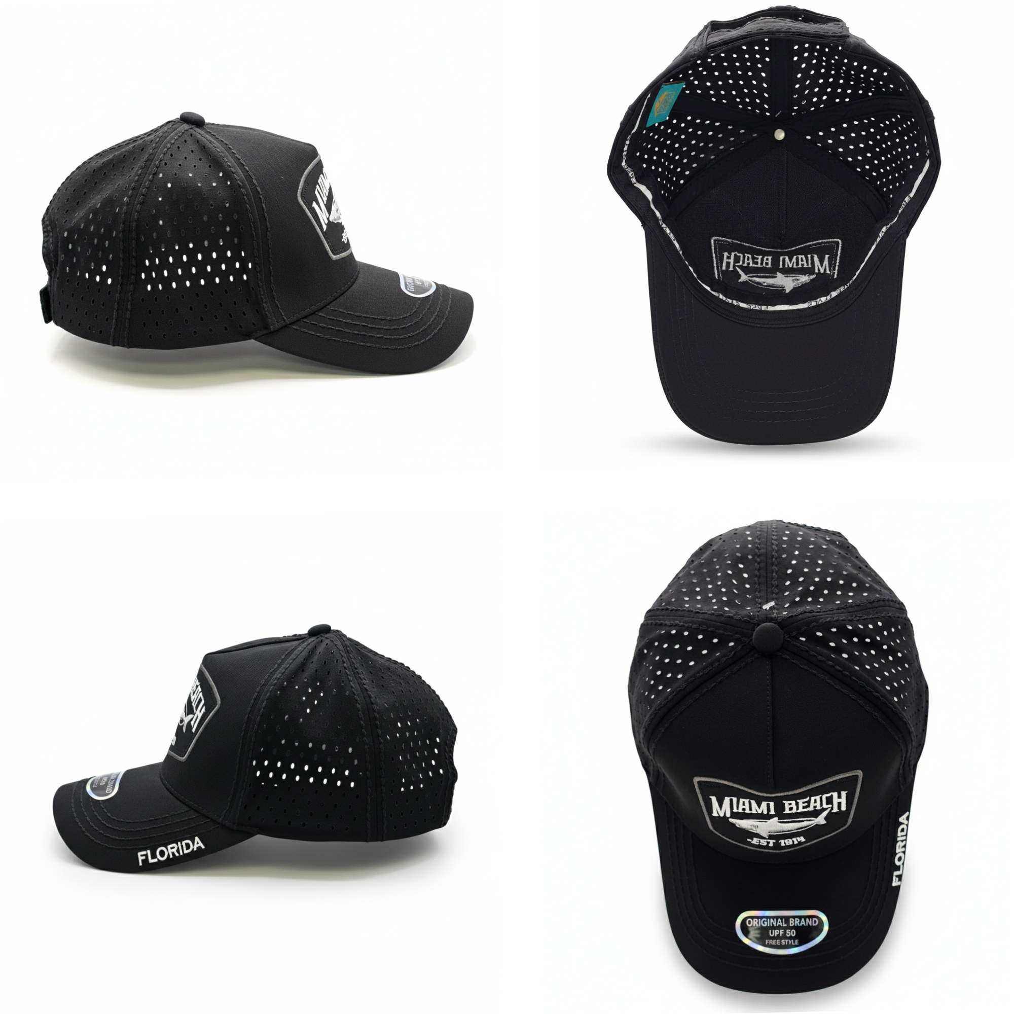 Miami beach Shark Hat – Premium A-Frame