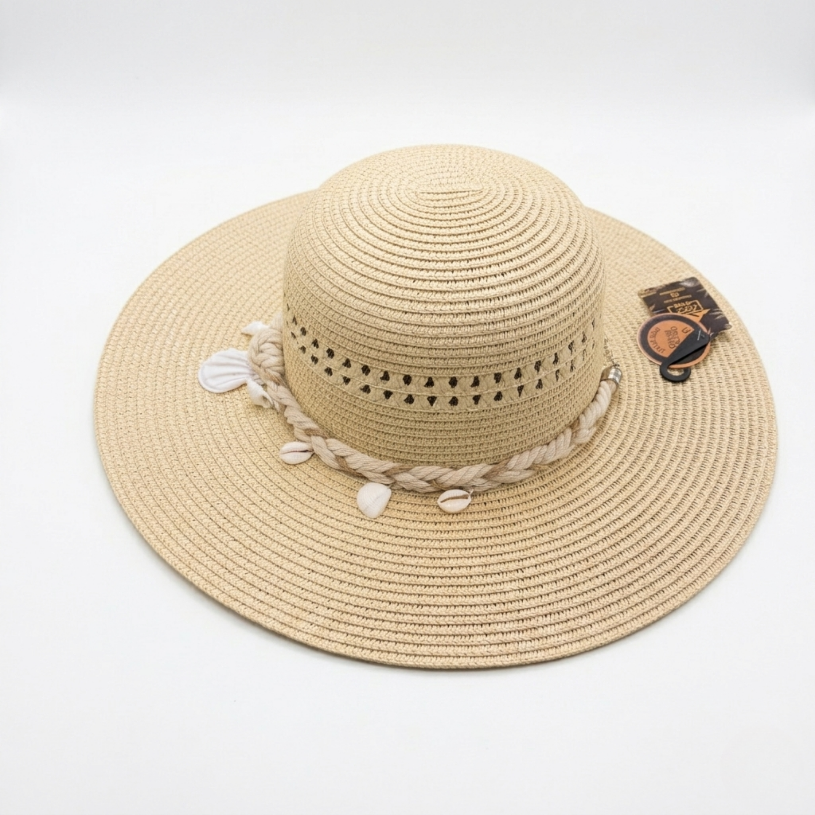Woven Shell Sun Hat