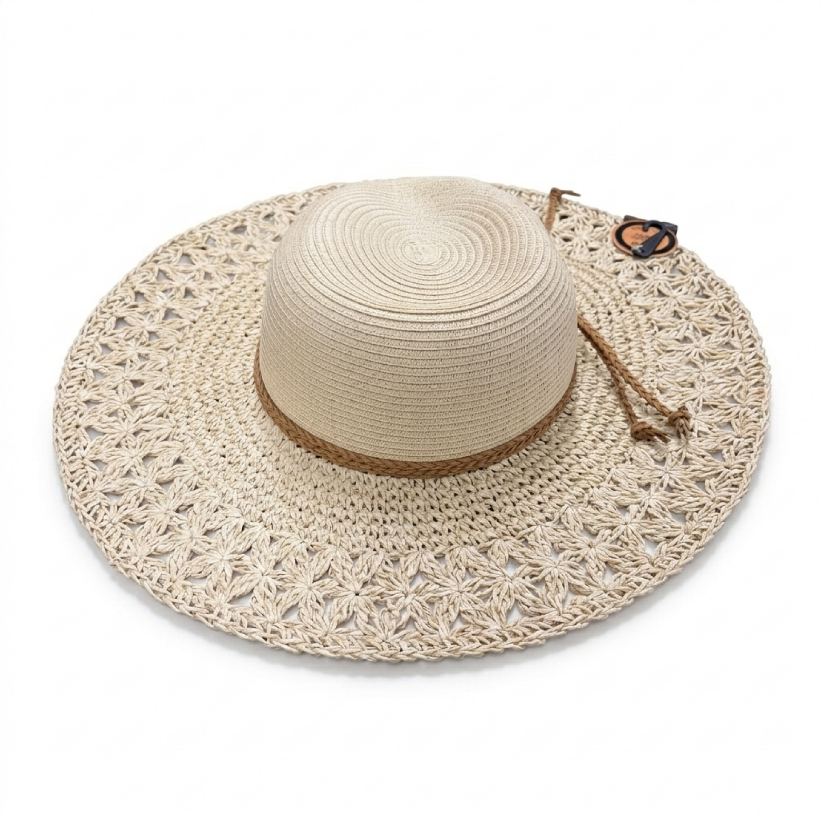 Wide Brim Paper Straw Sun Hat