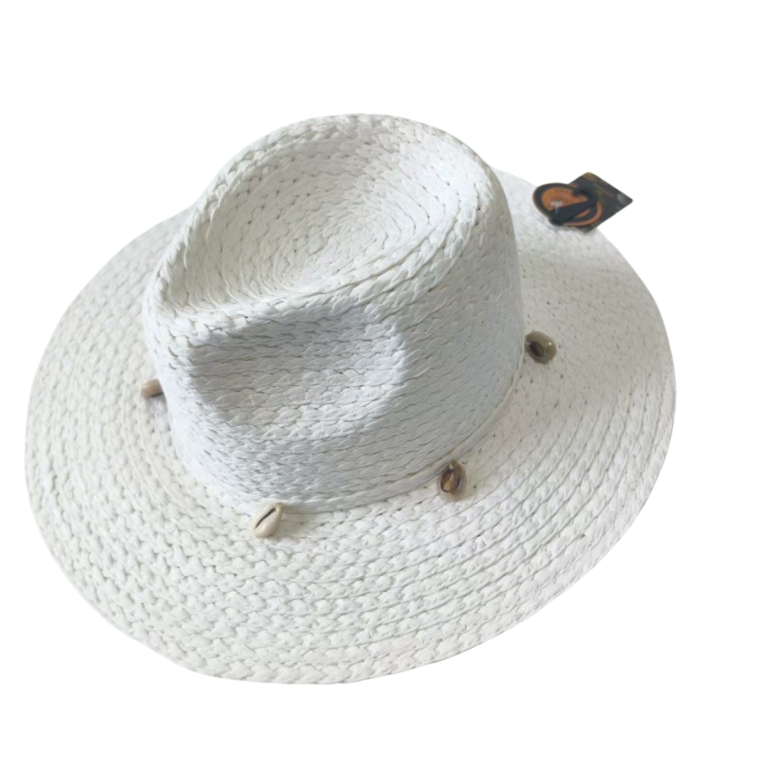 Woven Shell Sun Hat