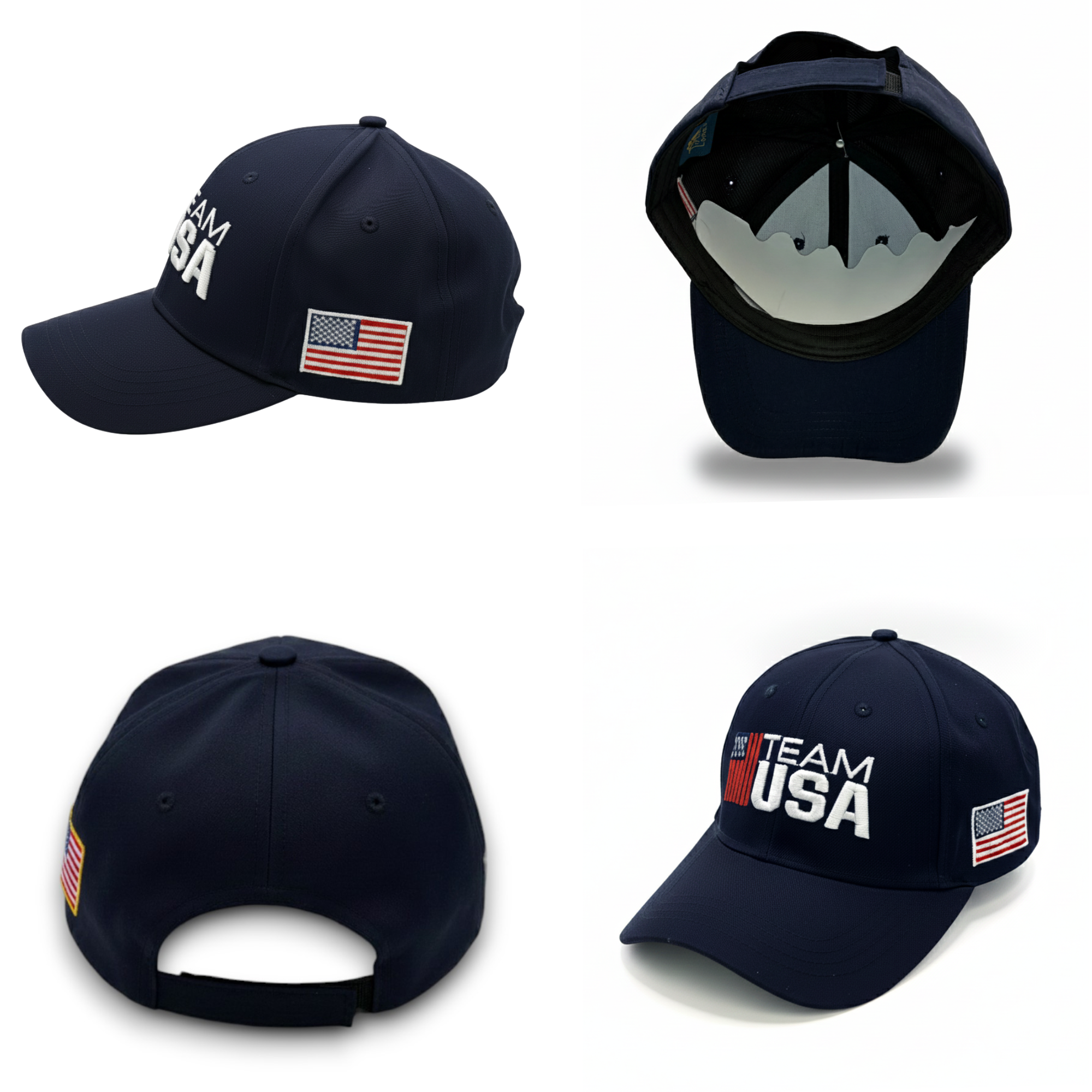 TEAM USA 2026 World Cup Baseball Hat – Premium 3D Embroidery