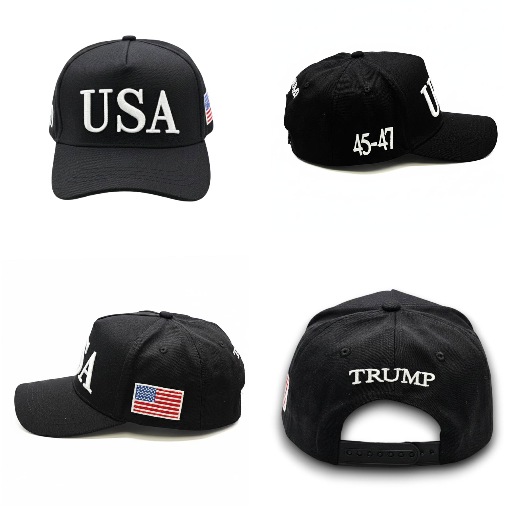 100% cotton baseball hat - USA Trump cap 