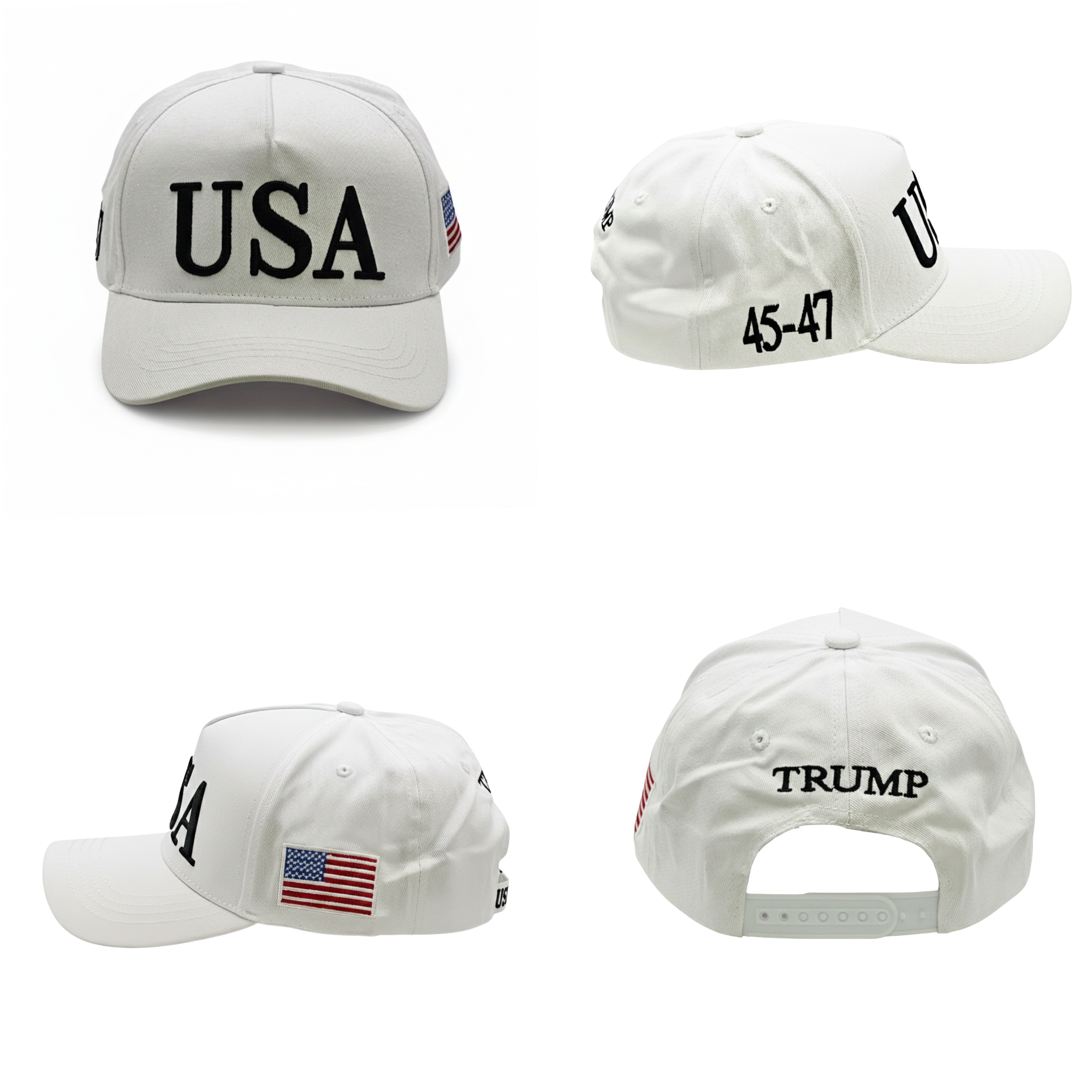 USA TRUMP A-Frame Snapback Hat