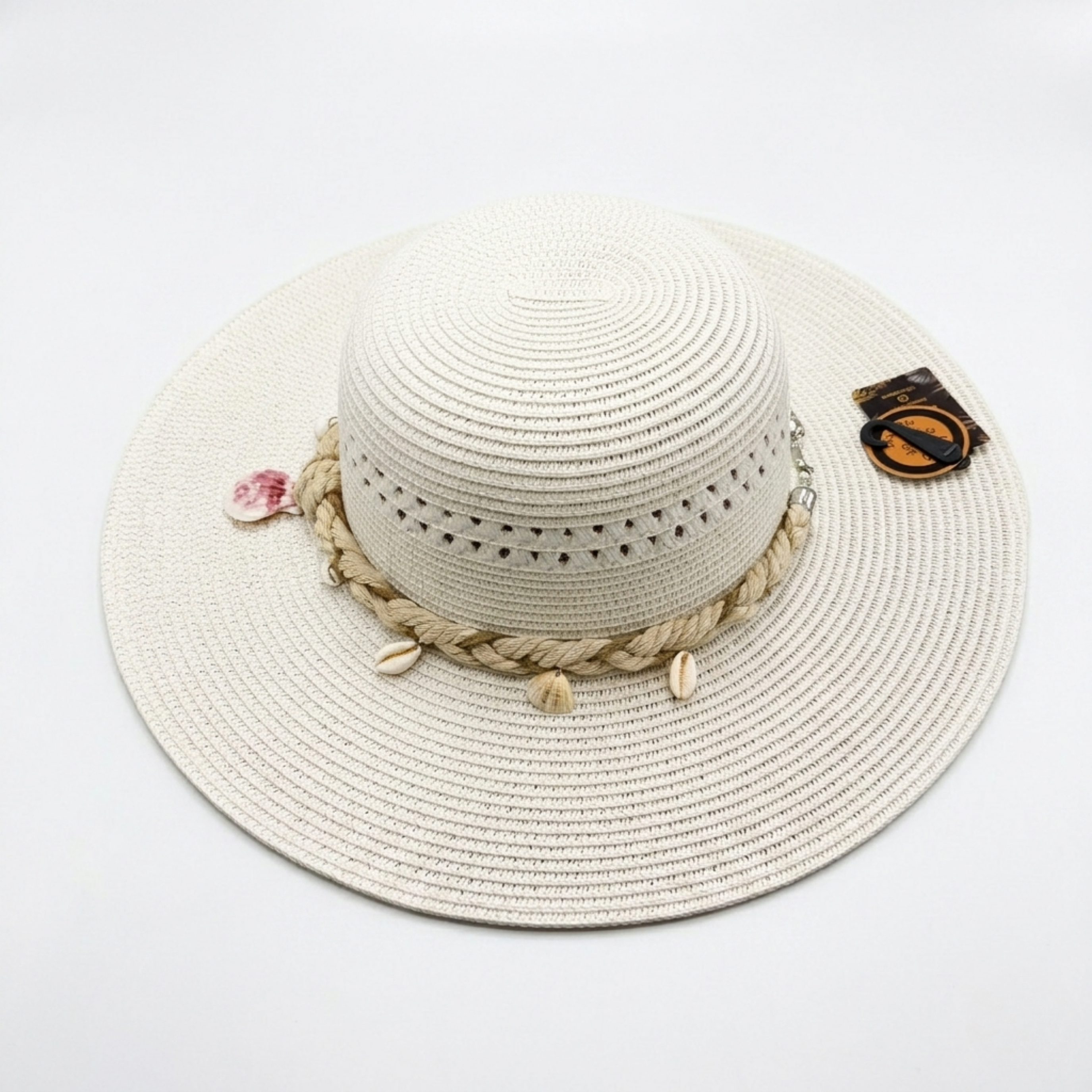 Woven Shell Sun Hat