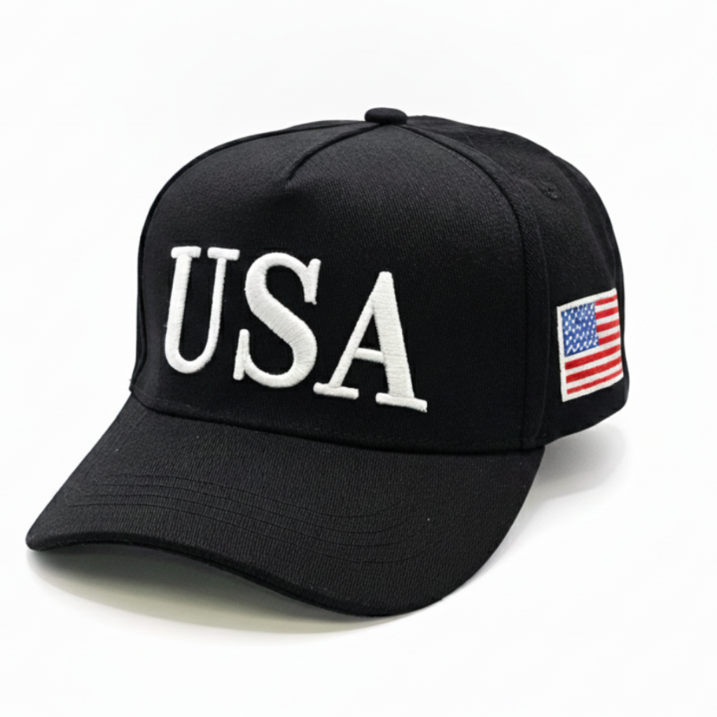 baseball hat - USA hat - black color 