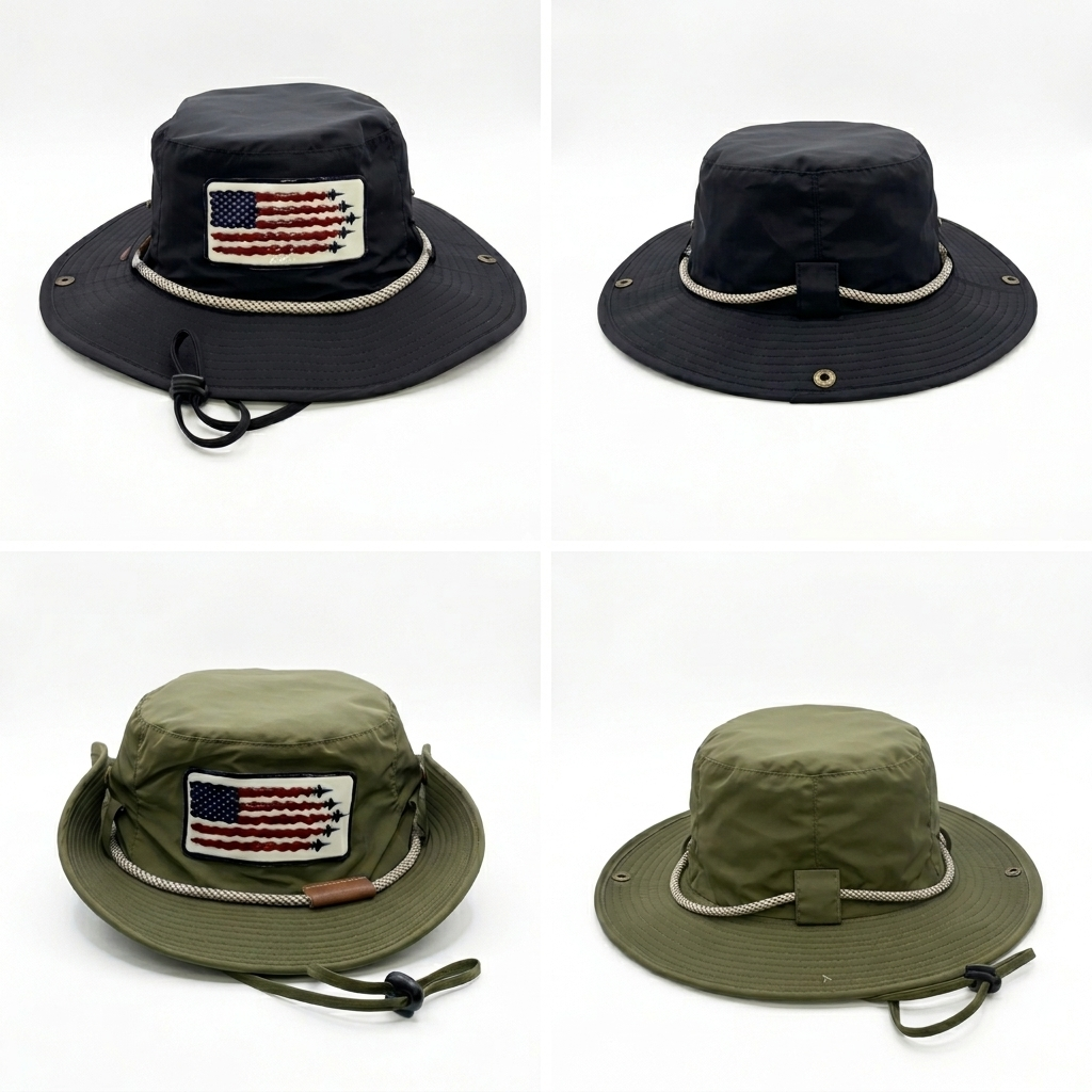 USA 3D Patch Fishing Hat | UPF 50 Sun Protection