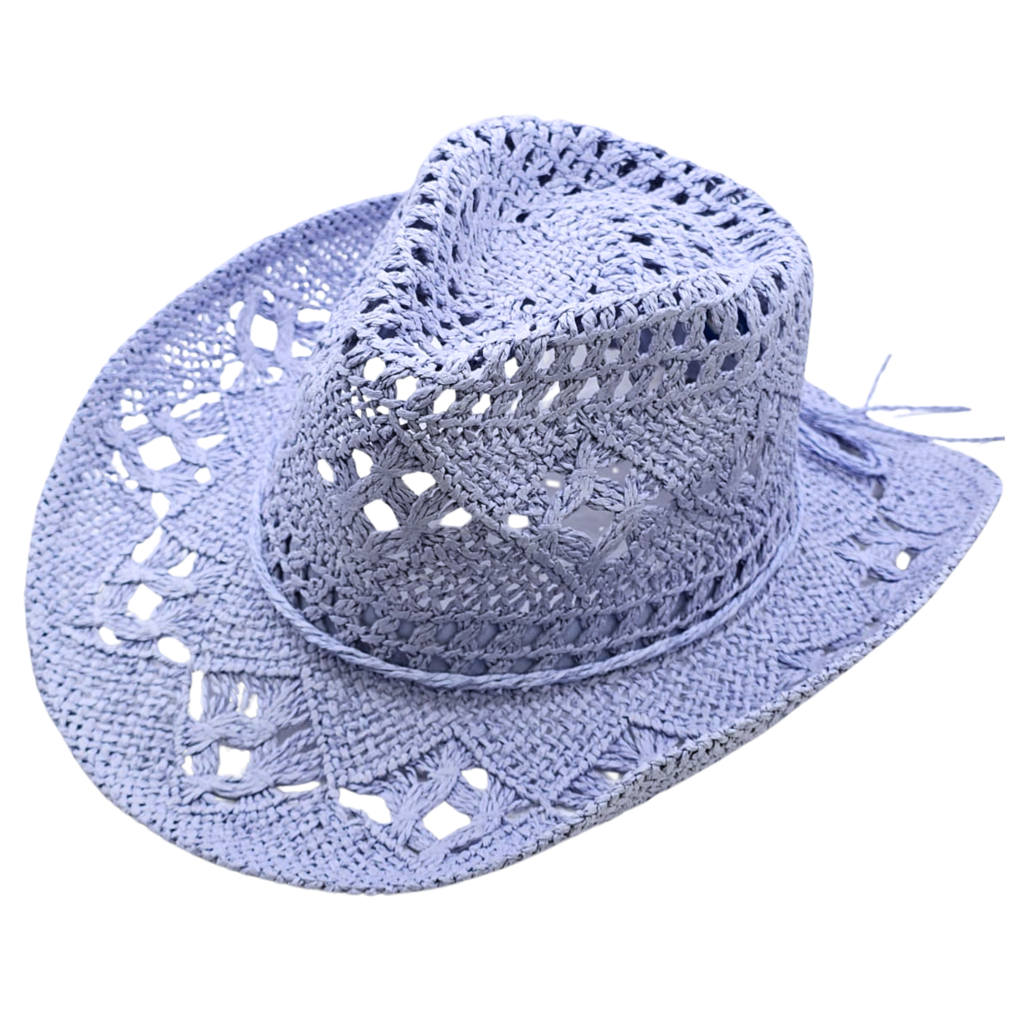 Women's lightweight cowgirl straw hat – Western style available in 6 colors – @FreeStyleUSA