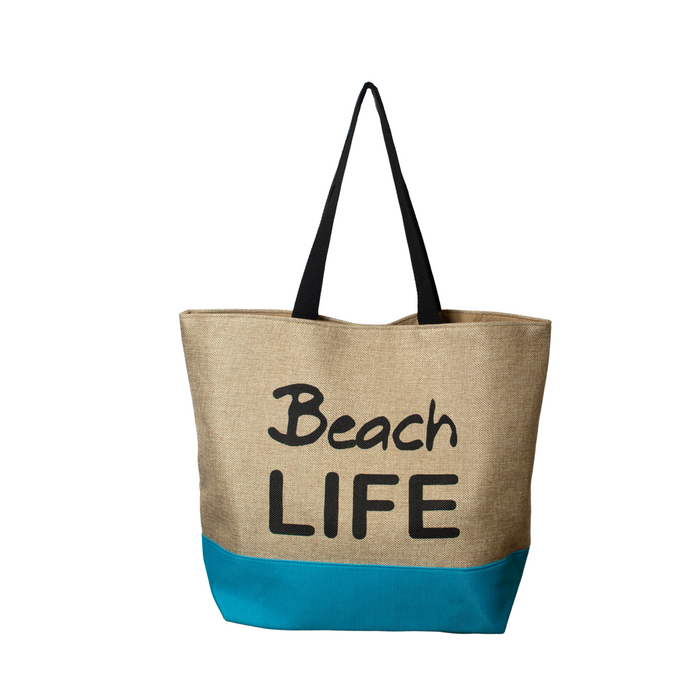 LARGE BEACH TOTE BAG | BEACH LIFE