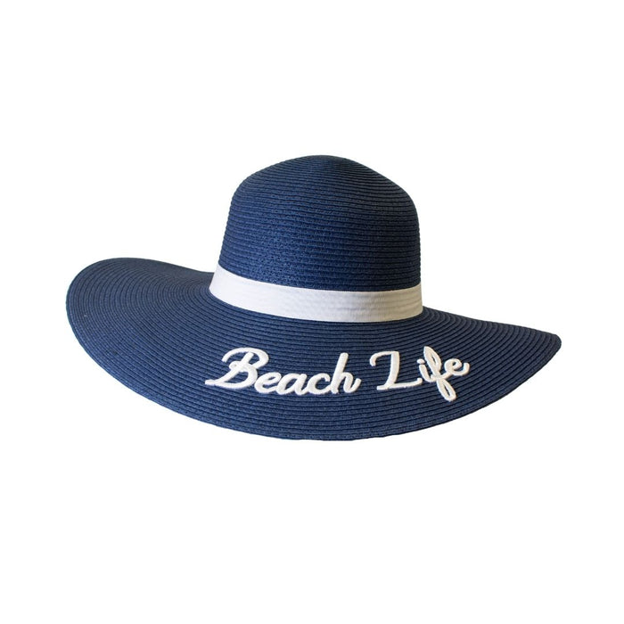 WOMEN HAT |  EMBROIDERED / BEACH LIFE