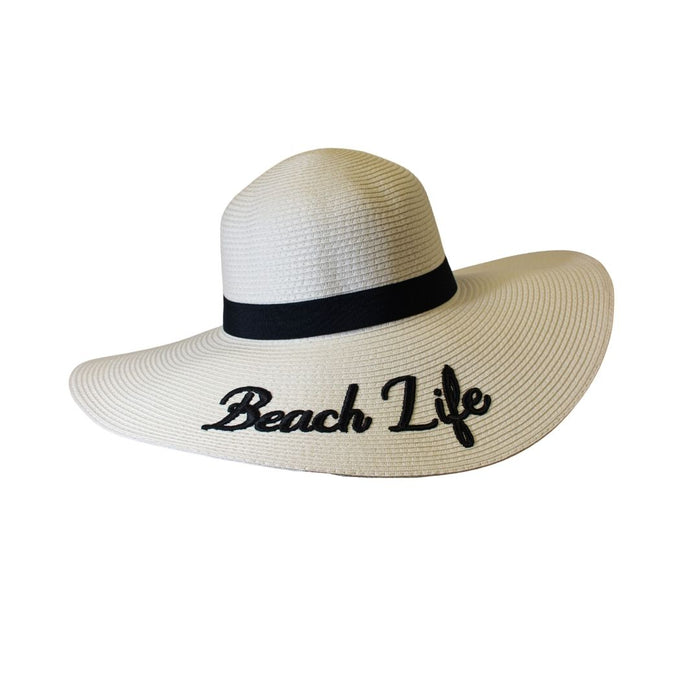 WOMEN HAT |  EMBROIDERED / BEACH LIFE