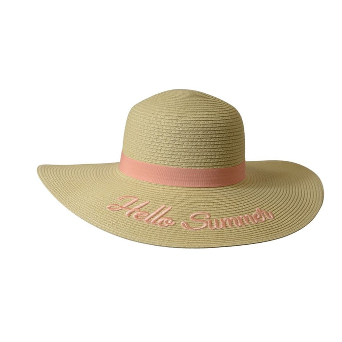 WOMEN HAT | EMBROIDERED / HELLO SUMMER