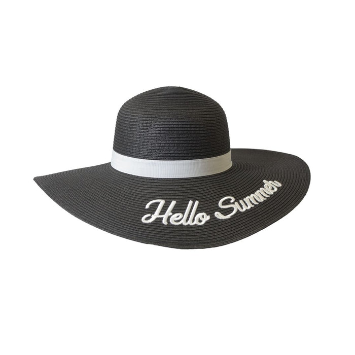 WOMEN HAT | EMBROIDERED / HELLO SUMMER