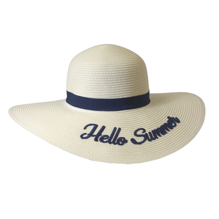 WOMEN HAT | EMBROIDERED / HELLO SUMMER