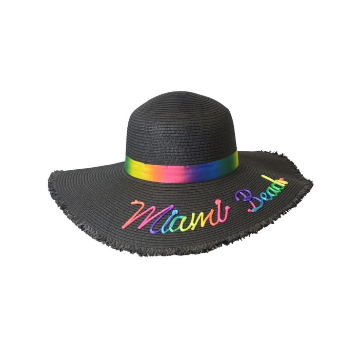 LADIES HAT - MIAMI-MULTICOLOR