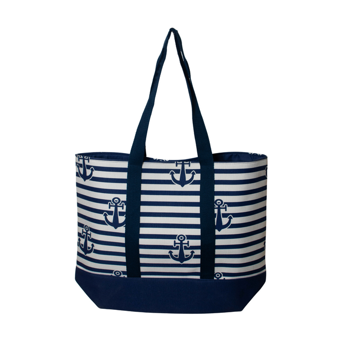 LARGE BEACH TOTE BAG - ANCHOR