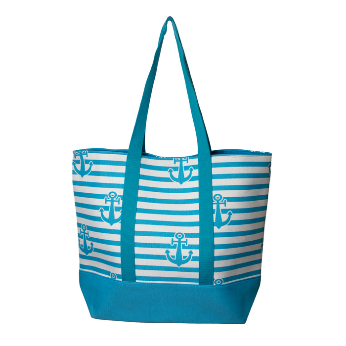 LARGE BEACH TOTE BAG - ANCHOR