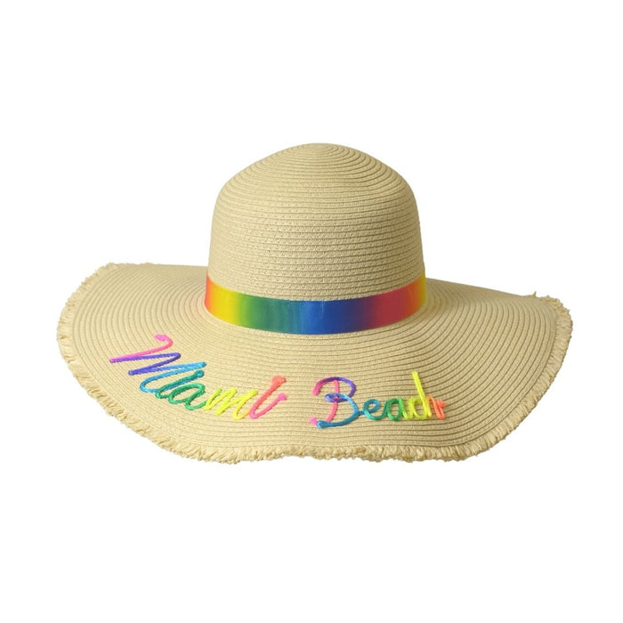 LADIES HAT - MIAMI-MULTICOLOR