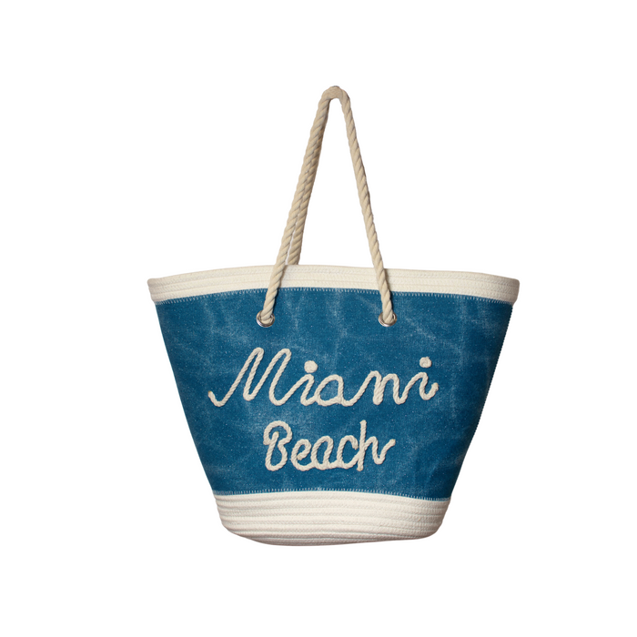 LARGE BEACH TOTE BAG | OCEAN